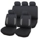 thumbnail image 1 of Funda Cubre Asiento Auto 9 Piezas / 5 Cabeceras Negro-Gris, 1 of 2