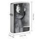 thumbnail image 2 of Einstein-theme Copper Metal Lighter Shell, Premium Replacement Refillable Lighter Case with Durable Metal Construction, Compatible with Zippo and Most Standard Lighter Models, 2 of 6