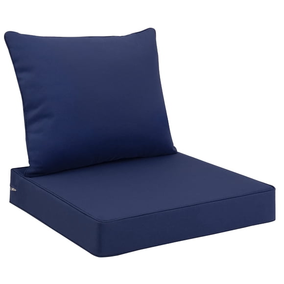 Juego de cojines para asiento exterior Favoyard impermeable 56x61 cm