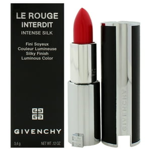 Lápiz Labial De Seda Intenso Le Rouge Interdit - 326 Rouge Audacieux De Givenchy Para Mujeres - Lápiz Labial De 0,12 Oz (Recargable)