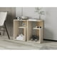 thumbnail image 5 of Mesa Lateral 63,4X39,8X30 Cm Beige Y Café Claro, 5 of 9