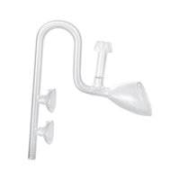 Ioensy - Skimmer De Tubo De Lirio De Vidrio Para Acuario, Control De Nivel De Agua, Superficie De Salida, 13Mm