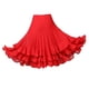thumbnail image 2 of Falda De Baile De Vals De Salón, Vestido De Entrenamiento De Tango Moderno, Disfraz Rojo, 2 of 2