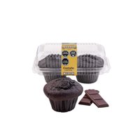 Muffins Chocolate Negro 2 Un 210 G Castaño