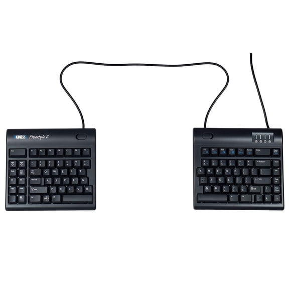 Teclado Kinesis Freestyle2 ergonómico para PC extendido 20 cm
