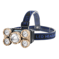 Genérico - Linterna Led Minero Cabeza Cintillo Usb Led T6 Cree Recarga