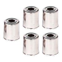 Bothyi - 5X Tapa De Repuesto Para Microondas Piezas De Horno Resistentes Al Desgaste Para Restaurante Oficina Gris Oscuro 18X15 Mm