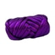 thumbnail image 4 of Hilo Grueso De 15 M De Largo, Tejido A Mano, 500 G, Para Cestas, Mantas, Macramé, Morado, 4 of 5