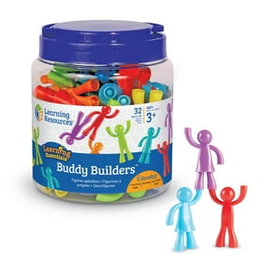 Toy Learning Resources Buddy Builders 32 Piezas Para Mayores De 3 Años