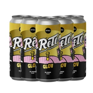 Reto - Pack X5 Cerveza Artesanal Tipo Blonde Ale 4.6º Ibu 17, 473Cc