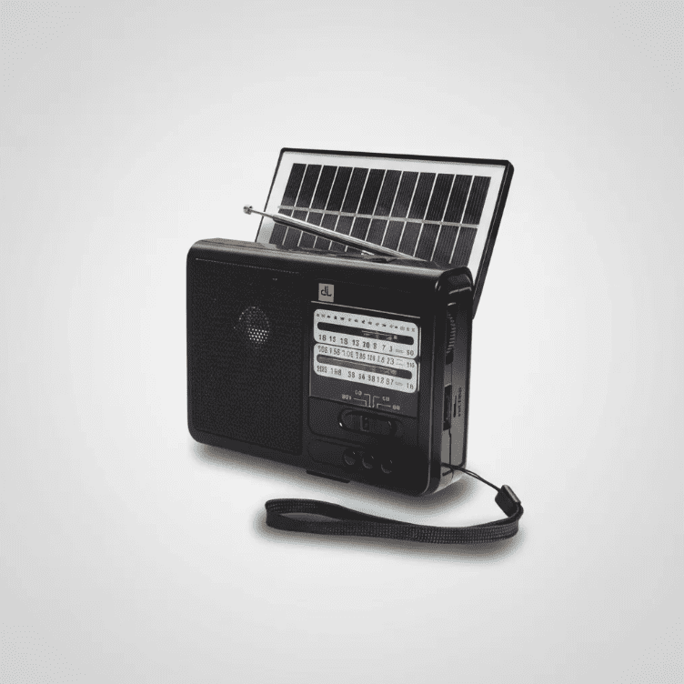 Digilife - Radio Solar Recargable Am/fm/sw Usb Tf C/linterna
