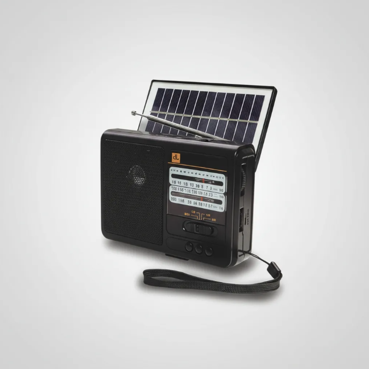 Digilife - Radio Solar Recargable Am/Fm/Sw Usb Tf C/Linterna