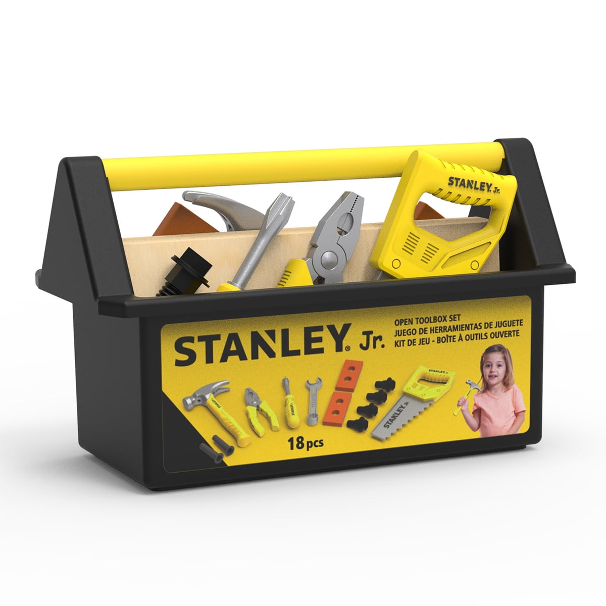 Stanley Jr - Caja De Herramientas De Juguete 18pcs