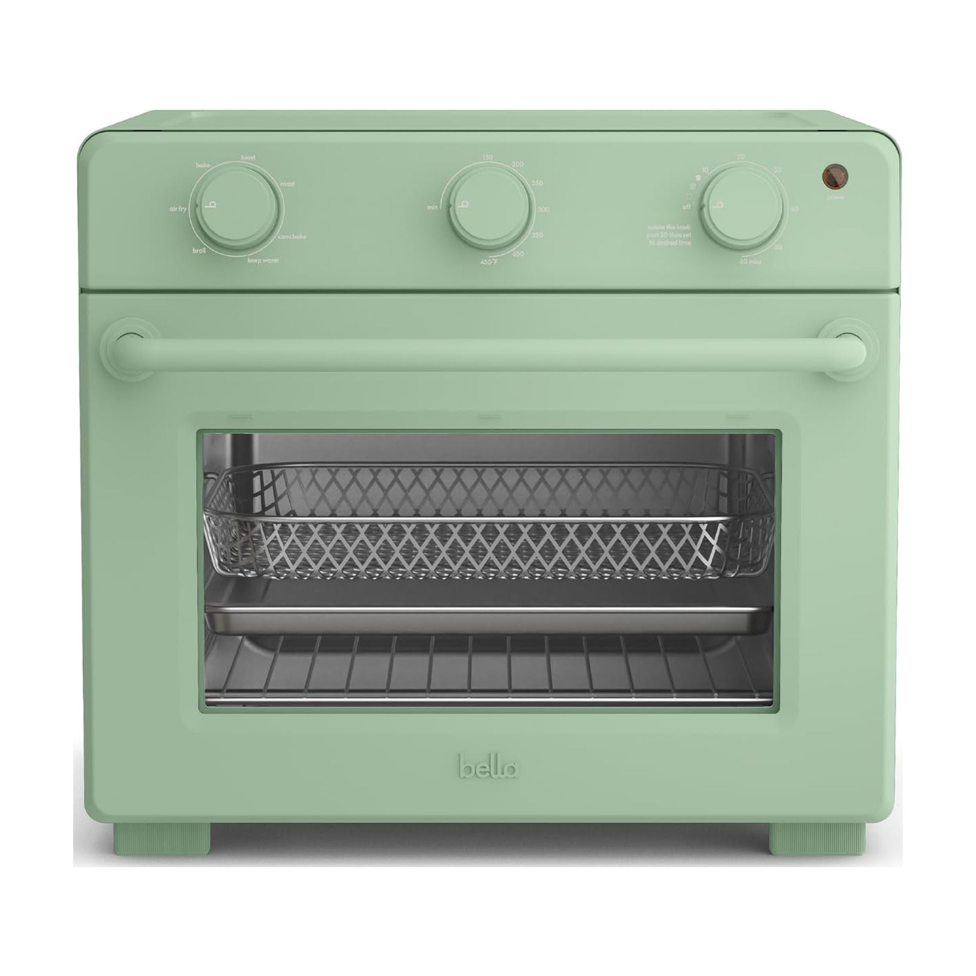 Horno Tostador Air Fry Bella 1700w 7 Opciones De Cocción Preestablecidas