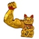 thumbnail image 3 of Lucky Cat Figurines Feng Shui Statue Shop Openning Regalo Decorativo Para Estantería, 3 of 5