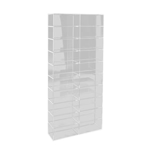 Bothyi - Vitrina Transparente Para Modelo De Coche 1/64 Con Vitrina Antipolvo Para Regalos, 20 Rejillas