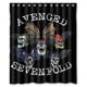 thumbnail image 1 of Cortina de ducha de la banda Avenged Sevenfold con ganchos, tamaño 60 x 72 pulgadas, 1 of 3