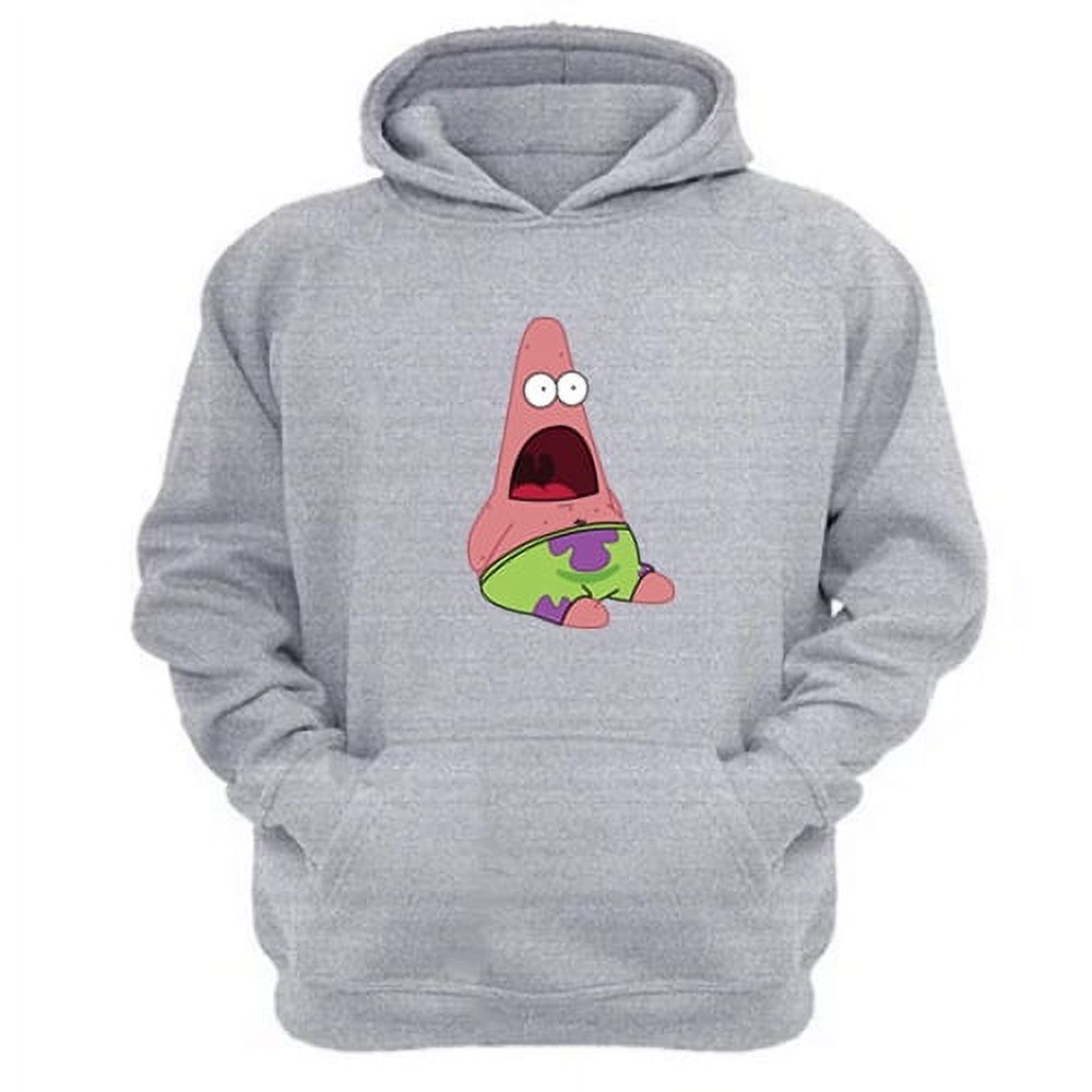 Genérico - Polerón Canguro Estrella Dibujos Animados Gris Claro Talla L Unisex