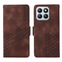 Carcasa Foxdock Honor X8B De Cuero Pu, Diseño Acolchado Clásico, Protección Contra Caídas Y Rayones