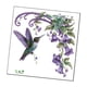 thumbnail image 5 of Calcomanía de pared con diseño de colibríes, flores, colibrí, decoración artística para jardín, escuela, dormitorio, habitación, impermeable, para, 5 of 5