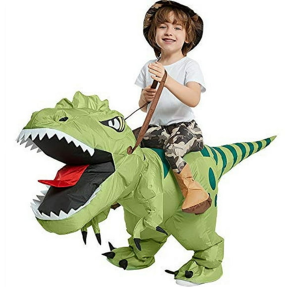 One Casa Inflable Dinosaurio Disfraz de Montar T Rex Air Blow up Divertido Disfraz de Fies One Casa One Casa