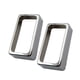 thumbnail image 4 of un par de tapas de pastillas humbucker de latón para piezas de guitarra eléctrica de plata, 4 of 4