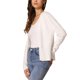 thumbnail image 4 of INSPIRE CHIC Cárdigan Casual de Punto para Mujer con Frente Abierto, Manga Larga y Peplum L Blanco, 4 of 6