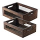 thumbnail image 1 of Cestas De Almacenamiento De 2 Piezas Organizador De Madera De Bandeja Para Escritorio De Escritorio De Restaurante, 1 of 5