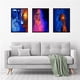 thumbnail image 1 of Cuadros Decorativos Retrato de Hombre y Mujer Pack X 3 Uds 35x50 Cm C/u, 1 of 2