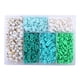 thumbnail image 2 of Kit De Cuentas Espaciadoras Planas Y Redondas De Arcilla, Suministros Para Hacer Joyería DIY, Verde, 2 of 5