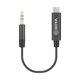 thumbnail image 1 of Boya BY-K2 Cable macho USB-C – macho TRS 3.5mm, 1 of 5