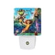 thumbnail image 1 of Los Croods Luz nocturna LED con sensor de anochecer a amanecer para dormitorio, baño, pasillo, escaleras - Lámpara LED nocturna de enchufe, 0.5W - 1 pieza, 1 of 6