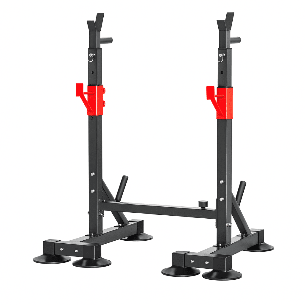 Linea Sport - Rack Portabarras Ajustable De Acero Fitness Y Musculación