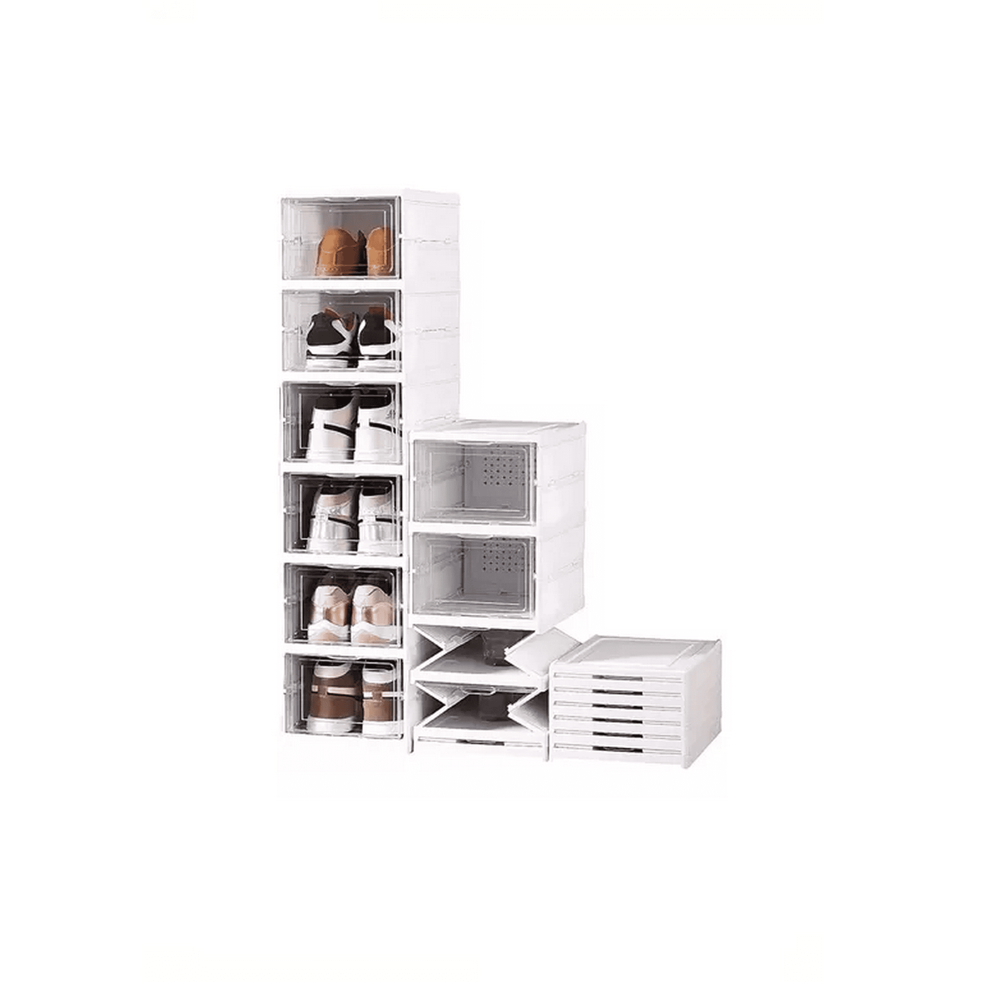 Genérico - Zapatera Plegable Organizador 6 Niveles Firme