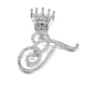 thumbnail image 1 of 1pc Personalized Cursive Initial Pendant Necklace with Cuban Link Chain - Customized Name Monogram Jewelry, 1 of 5