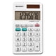 thumbnail image 1 of Calculadora Sharp EL-244WB Compacta Blanca 6x10x0,8 cm, 1 of 7