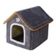 thumbnail image 2 of Refugio Para Mascotas Interior Extraíble Snooze Kennel Cat Bed Para Perro Pomeranian Poodle Gris S, 2 of 5