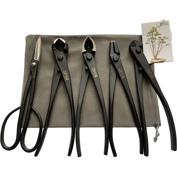 Set Herramientas Bonsai Vouiu 5 Piezas Acero Inoxidable 210mm