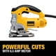 thumbnail image 4 of Sierra caladora DEWALT DW331K con mango superior, 6,5 A, con cable, 500-3100 SPM, 4 of 9