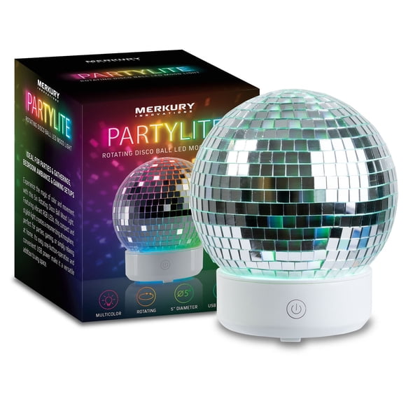 Bola Disco Merkury Innovations 5.5 in LED Color Changing