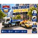 thumbnail image 3 of Set de juego de grúa de juguete Tiny Force con taxi y figuras, 3 of 7