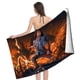 thumbnail image 4 of Eddie Munson Toalla de playa de secado rápido con diseño temático, regalo para mujeres y niñas, ideal para cumpleaños, fans, amantes de la música, uso en la playa o al aire libre, 78 × 180 cm, 4 of 6