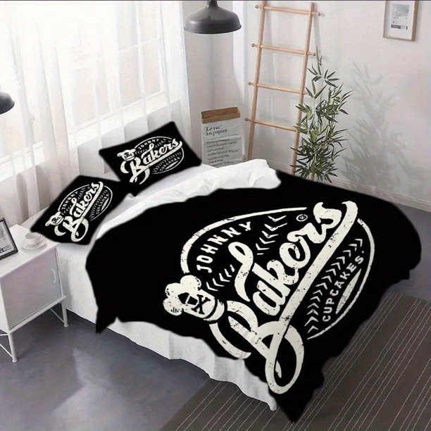 3pcs Johnny Bakers Cupcakes Duvet Cover Set - 2/3pcs Quilt Cover Set Including Quilt Cover And Pillowcase - Bedroom