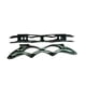 thumbnail image 4 of 2 Piezas Marco para Patines en Línea Accesorios para Patines con Diseño Aerodinámico Fabricado en Aleación Resistente Compatible con Zapatos de Patinaje de Velocidad Adecuado para para 4x90, 4 of 5