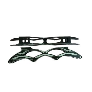 Ioensy - 2X Marco De Patines De Velocidad Con Accesorios Marco De Repuesto De Patines En Línea De Aleación Para 4X100