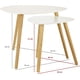 thumbnail image 2 of Set De Mesas Dobles Estilo Nordico, 2 of 3