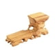 thumbnail image 4 of Base De Madera Retro Para Maceta, Soporte Estable De Madera Maciza, Decoración Del Hogar, Rectángulo, 4 of 5
