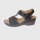 thumbnail image 2 of Sandalia Confort Negro Modelo Italiano, 2 of 4