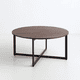 thumbnail image 1 of Mesa de centro 80cm redonda - Madera Oscura Walnut, 1 of 6