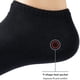 thumbnail image 3 of Xiao Hua 10 Pares de Calcetines Invisibles Ligeros de Alto Rendimiento, Calcetines Tobilleros Acolchados Gruesos Transpirables de Algodón para Hombre y Mujer de Corte Ajustado, Negro, 3 of 4